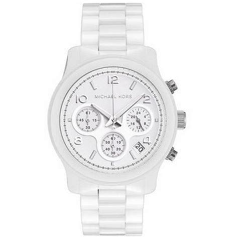 white michael kors watches|mk5161.